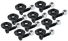 Countersunk Bolts 1/4" With 1" Washer Black