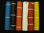 Chevron Blue Plastic 10' Roll