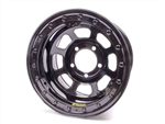 15" X 7" 5X4.75  2" Backspace  Black Beadlock