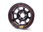 15X8 IMCA 5X5 2" Backspace Black D-Hole