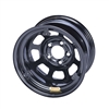 15X8 IMCA 5X5 2" Backspace Black D-Hole With Tabs