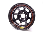 15X8 IMCA 5X5 3" Backspace Black D-Hole