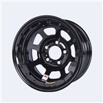 15X8 IMCA 5X5 3" Backspace Beadlock Black D-Hole