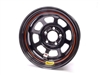 15X8 IMCA 5X5 4" Backspace Black D-Hole