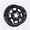15X8 IMCA 5X5 4" Backspace Beadlock Black D-Hole