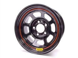 15X8 Spun 5X5 4" Backspace Black