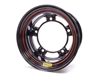15X8 Spun W5 4" Backspace Black