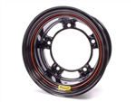 15X8 Spun W5 4" Backspace Black