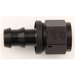 -10 AN Female Straight Pushlock Hose End - Black