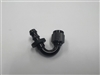 -12 AN Female 150Deg Pushlock Hose End - Black