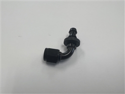 -8 AN Female 90Deg Pushlock Hose End - Black