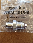 M18 X 1.5 Bump Tube Adapter to -6 Male Steel