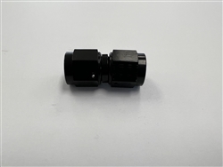 -6 STRAIGHT FEMALE SWIVEL COUPLER BLACK