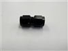 -8 STRAIGHT FEMALE SWIVEL COUPLER BLACK