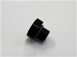 -8 PLUG STR THREAD BLACK