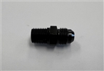 -4AN Male To 1/8" NPT Male Black