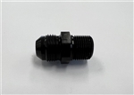 -8AN Male To 3/8" NPT Male Black