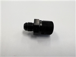 -6AN Male To 1/2" NPT Male Black