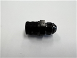 -8AN Male To 1/2" NPT Male Black