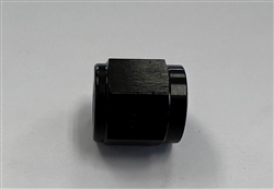 -4 AN Tube Nut Black for 1/4" hard line