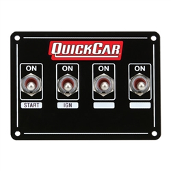 Extreme Panel 1 Momentary Start / 3 Toggle Switchs