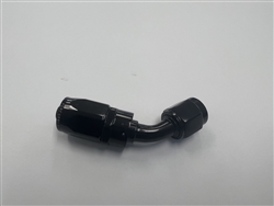-12 AN Female 45 Degree Hose End - Black