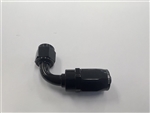 -6 AN Female 90 Degree Hose End - Black