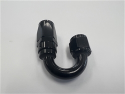 -4 AN Female 180 Degree Hose End - Black