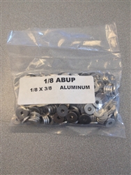 1/8 ALUM BACK UP WASHERS 3/8" OD