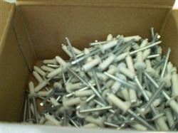 3/16" WHITE SMALL HEAD POP RIVETS 250BX