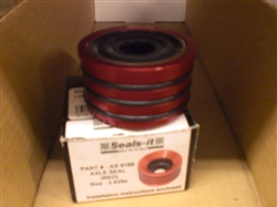 RED INNER AXLE SEAL (DBL LIP)