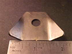 Body tab formed with 3/8" Hole