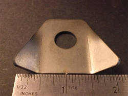 Body tab formed with 1/2" Hole