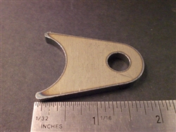 1.25" Radius tube Tab with 3/8 Hole